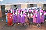 Kisa Reusable Pads Distribution at Kikonge Primary School